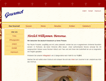 Tablet Screenshot of gourmet-roesrath.de